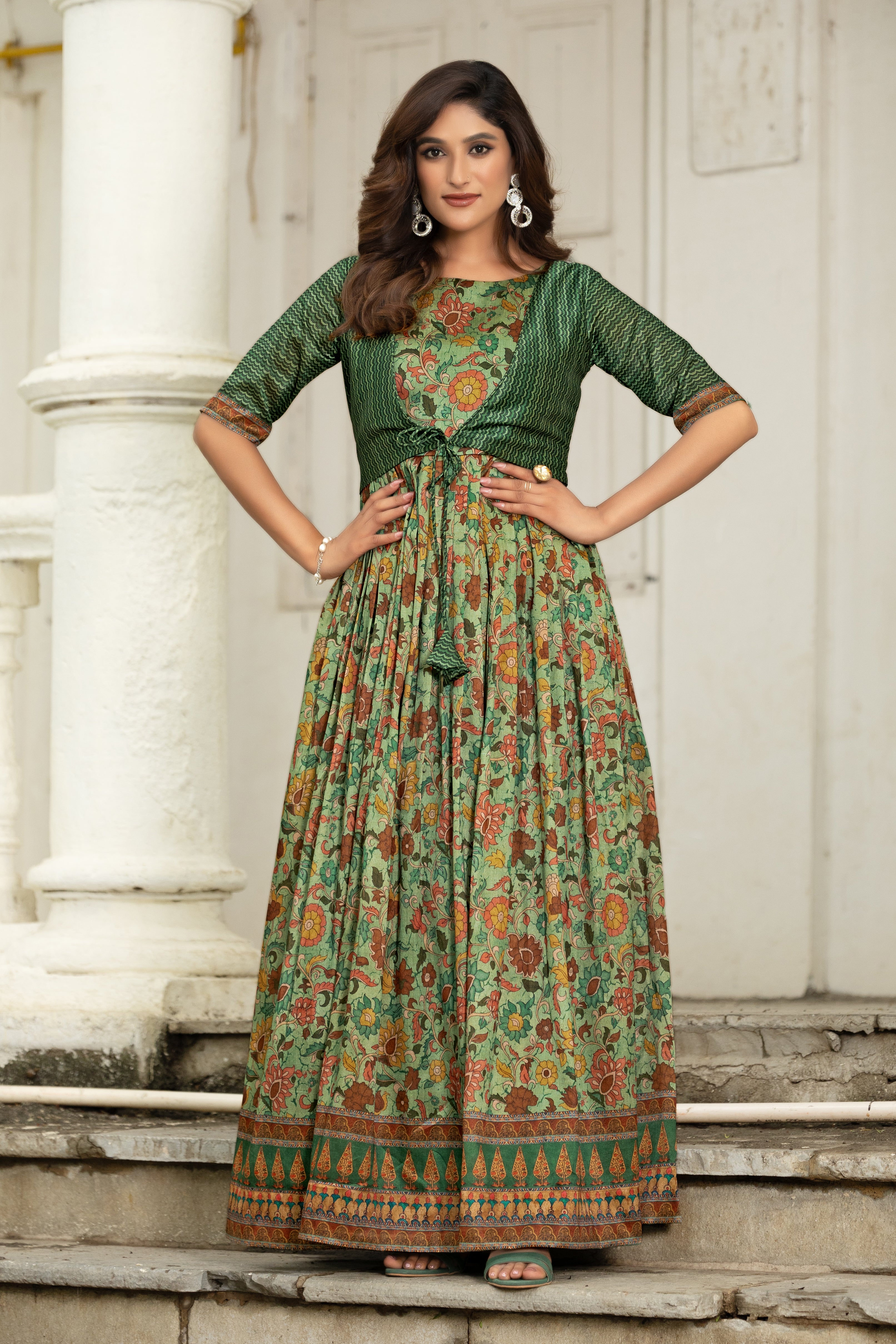 Aafreen Daaman Style Gown
