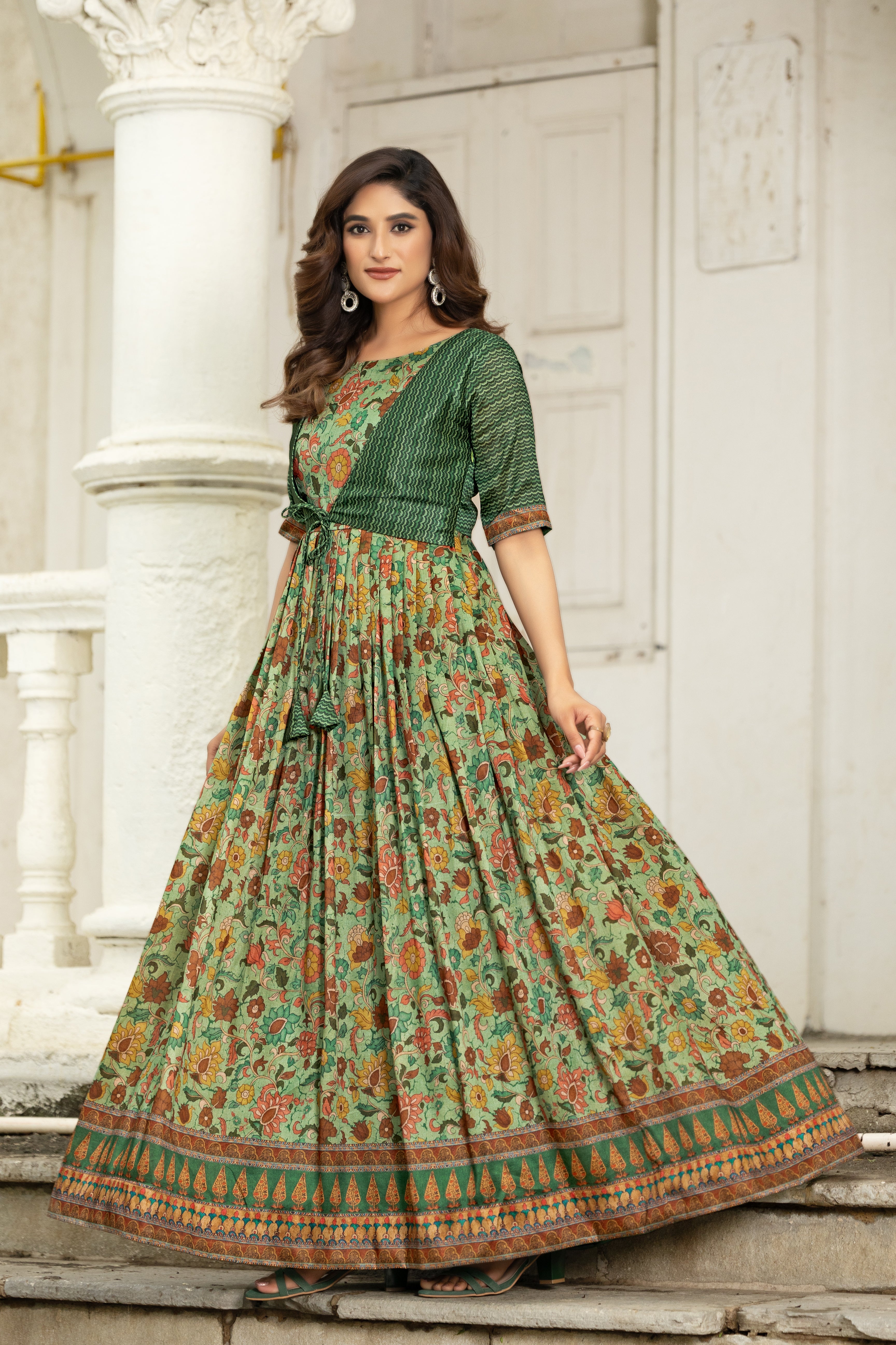 Aafreen Daaman Style Gown