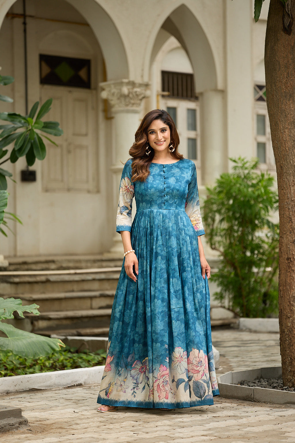 Aafreen Daaman Style Gown