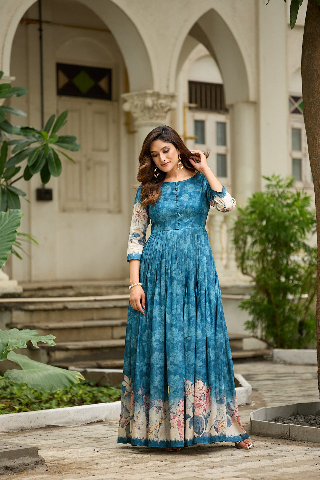 Aafreen Daaman Style Gown
