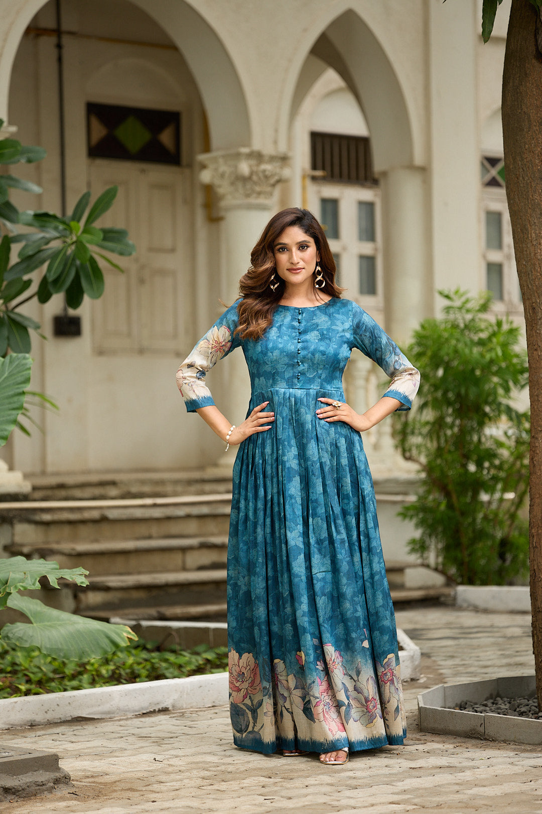 Aafreen Daaman Style Gown