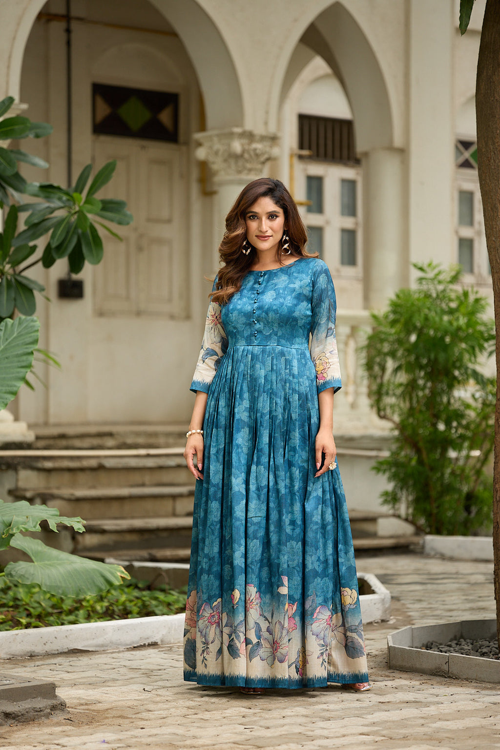 Aafreen Daaman Style Gown