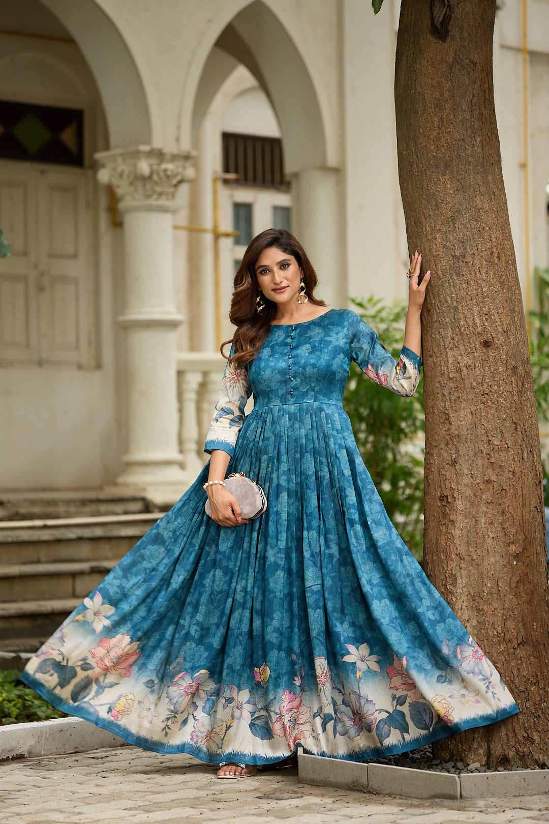 Aafreen Daaman Style Gown