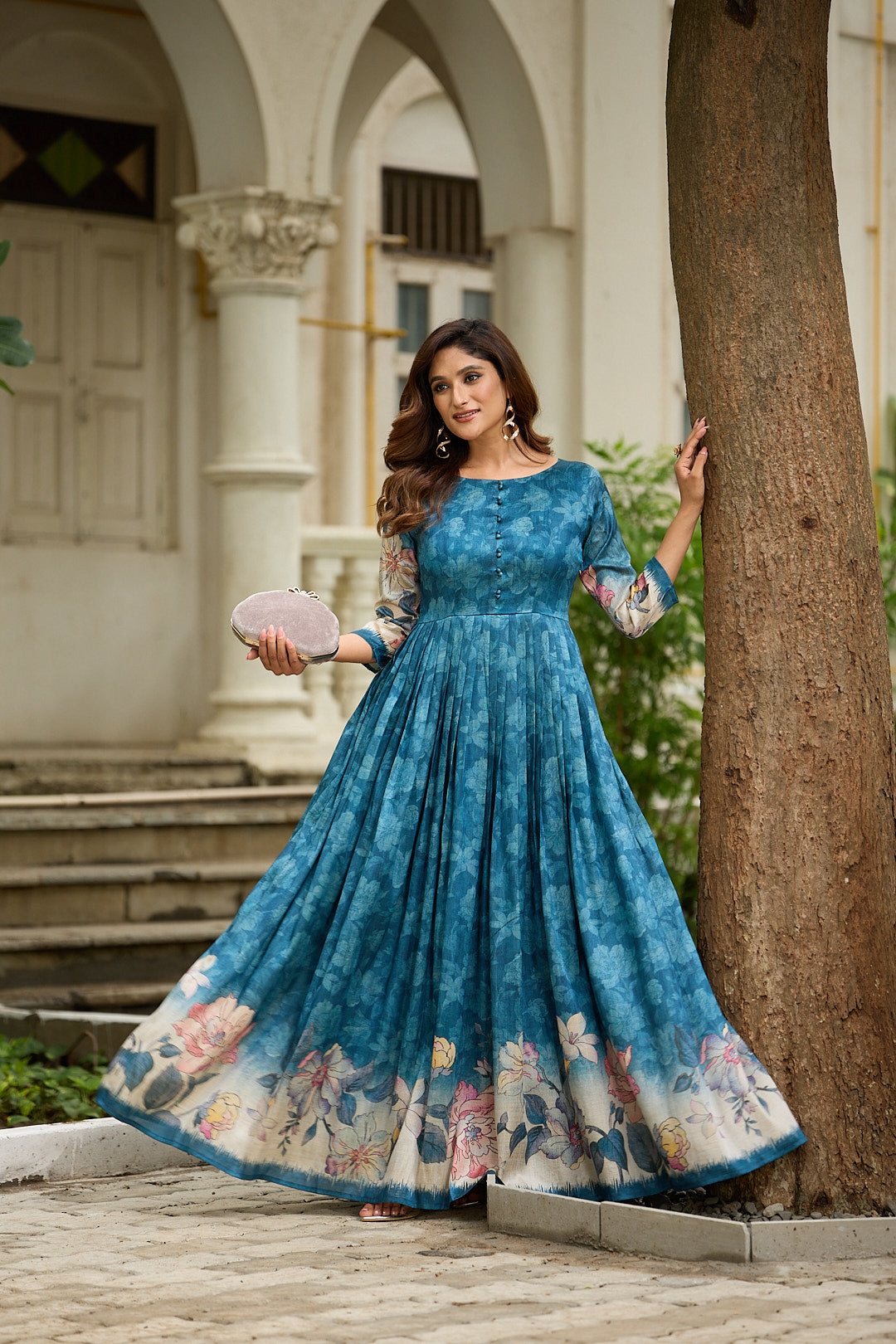 Aafreen Daaman Style Gown