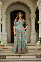 Rangriti Weave Flare Gown