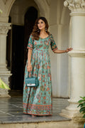 Rangriti Weave Flare Gown