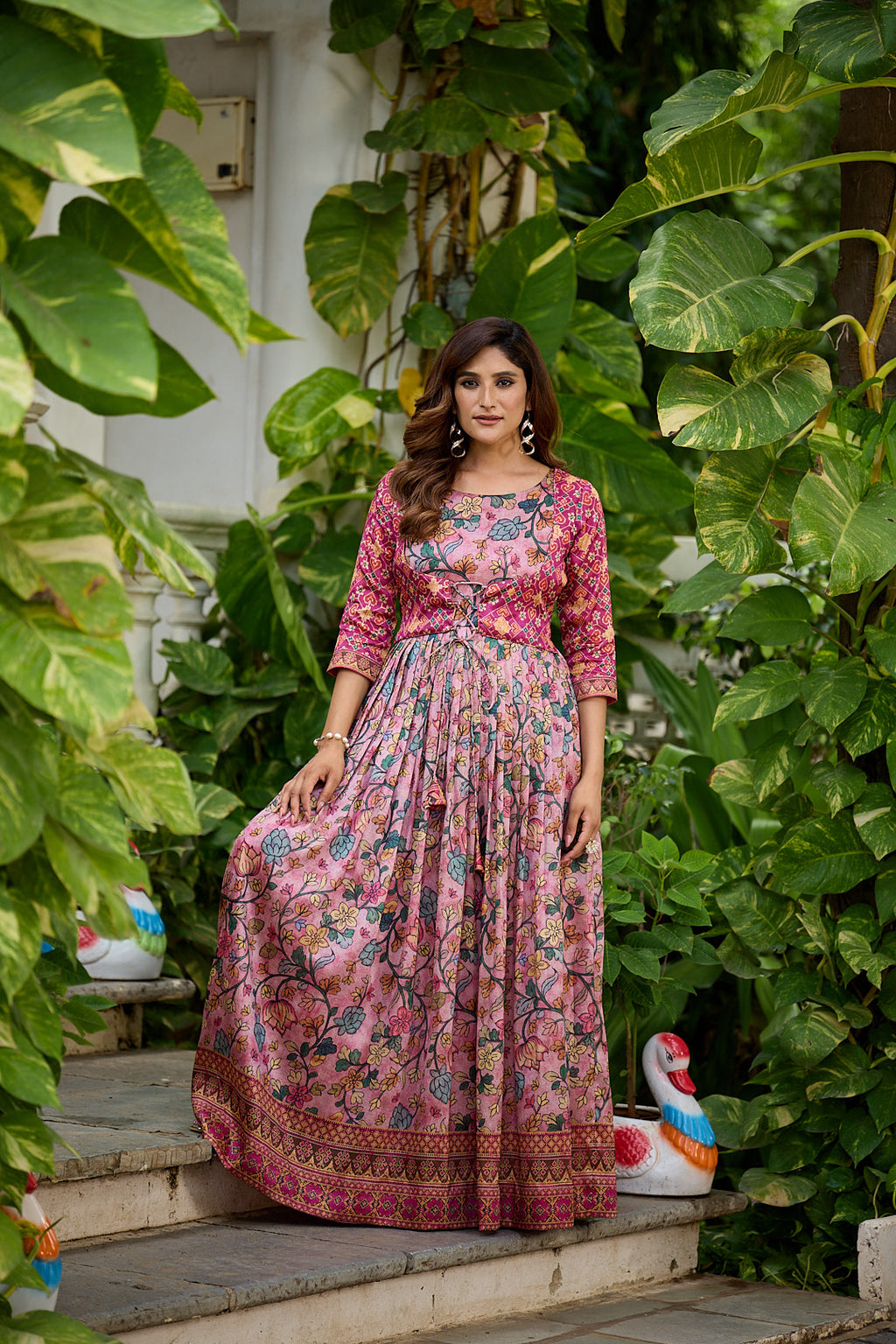 Noor Patola Fusion Gown