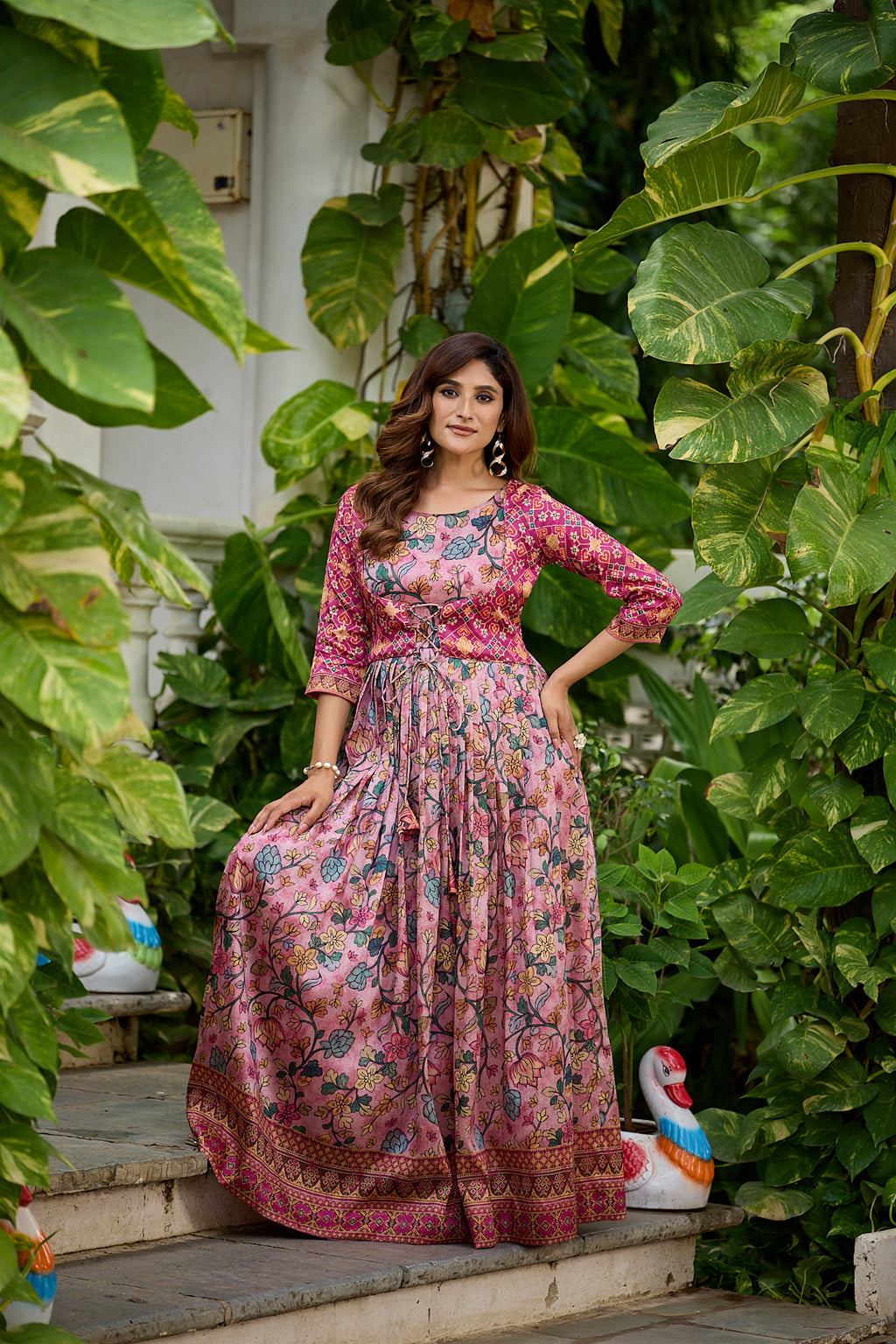 Noor Patola Fusion Gown