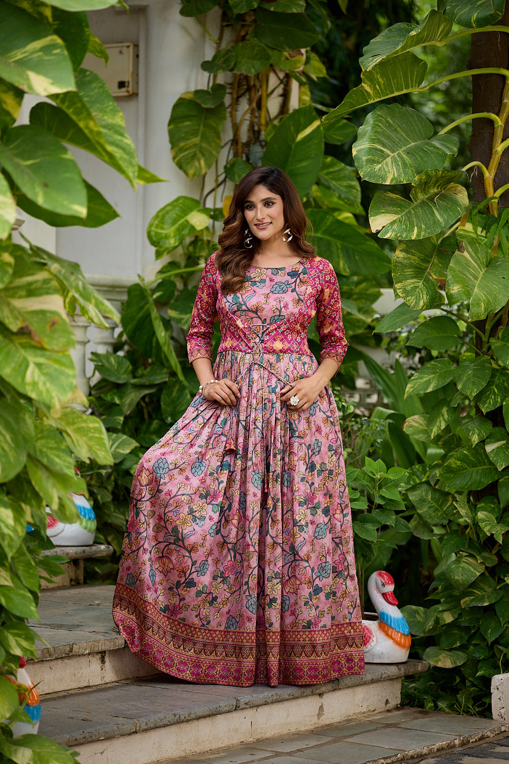 Noor Patola Fusion Gown