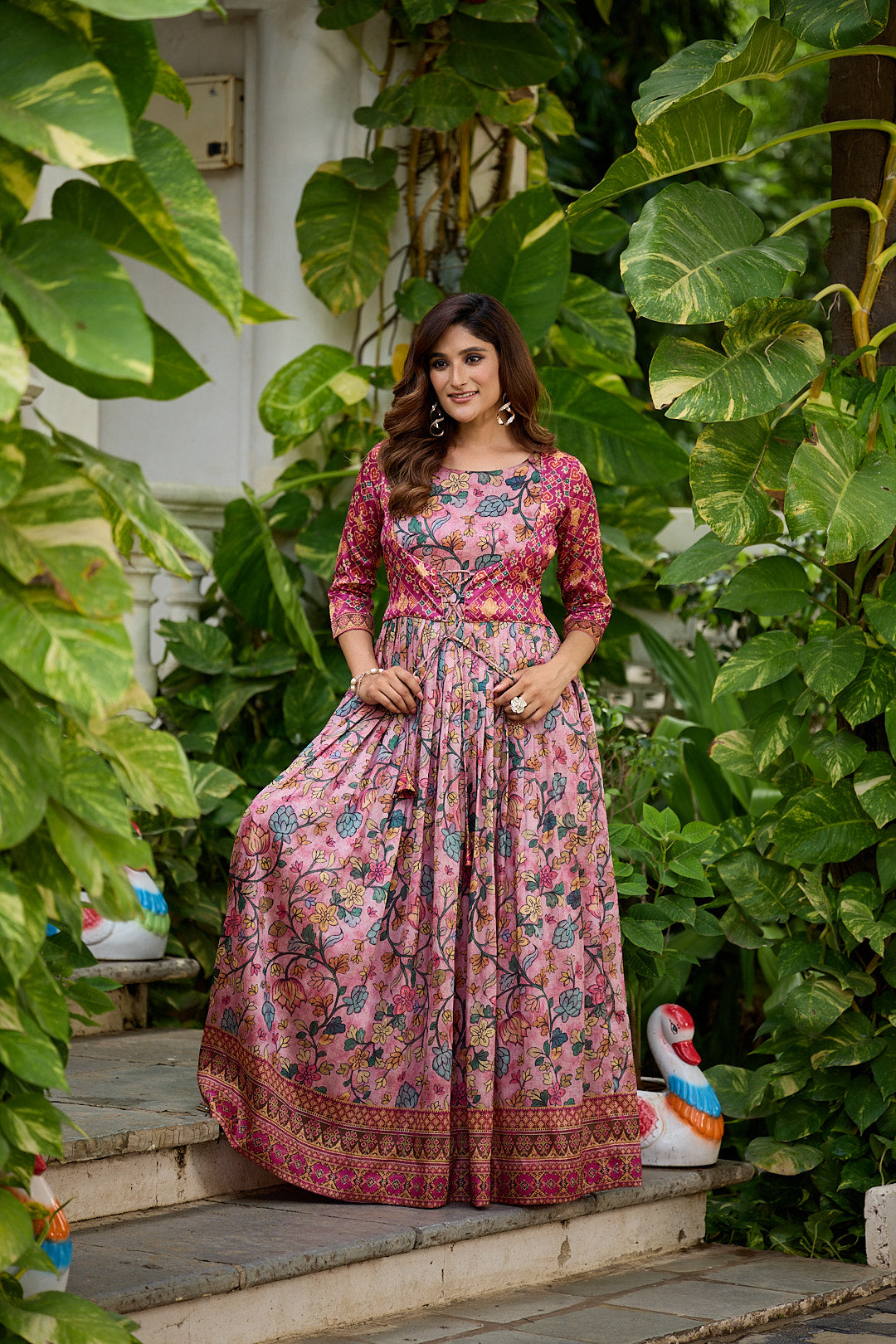 Noor Patola Fusion Gown