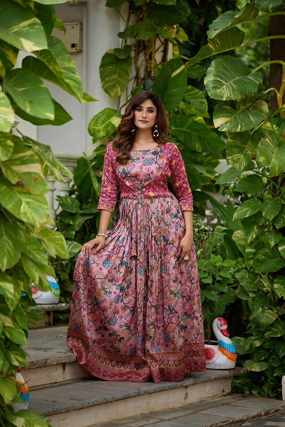 Noor Patola Fusion Gown