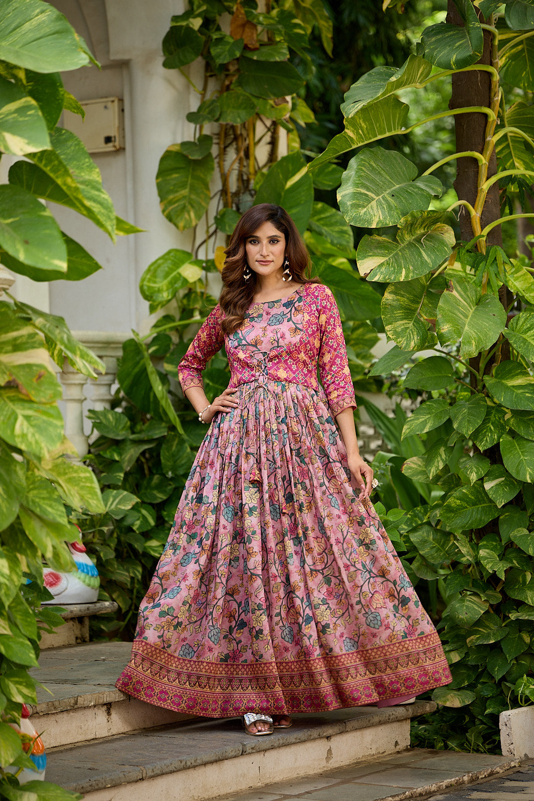 Noor Patola Fusion Gown
