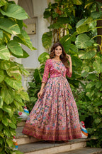 Noor Patola Fusion Gown