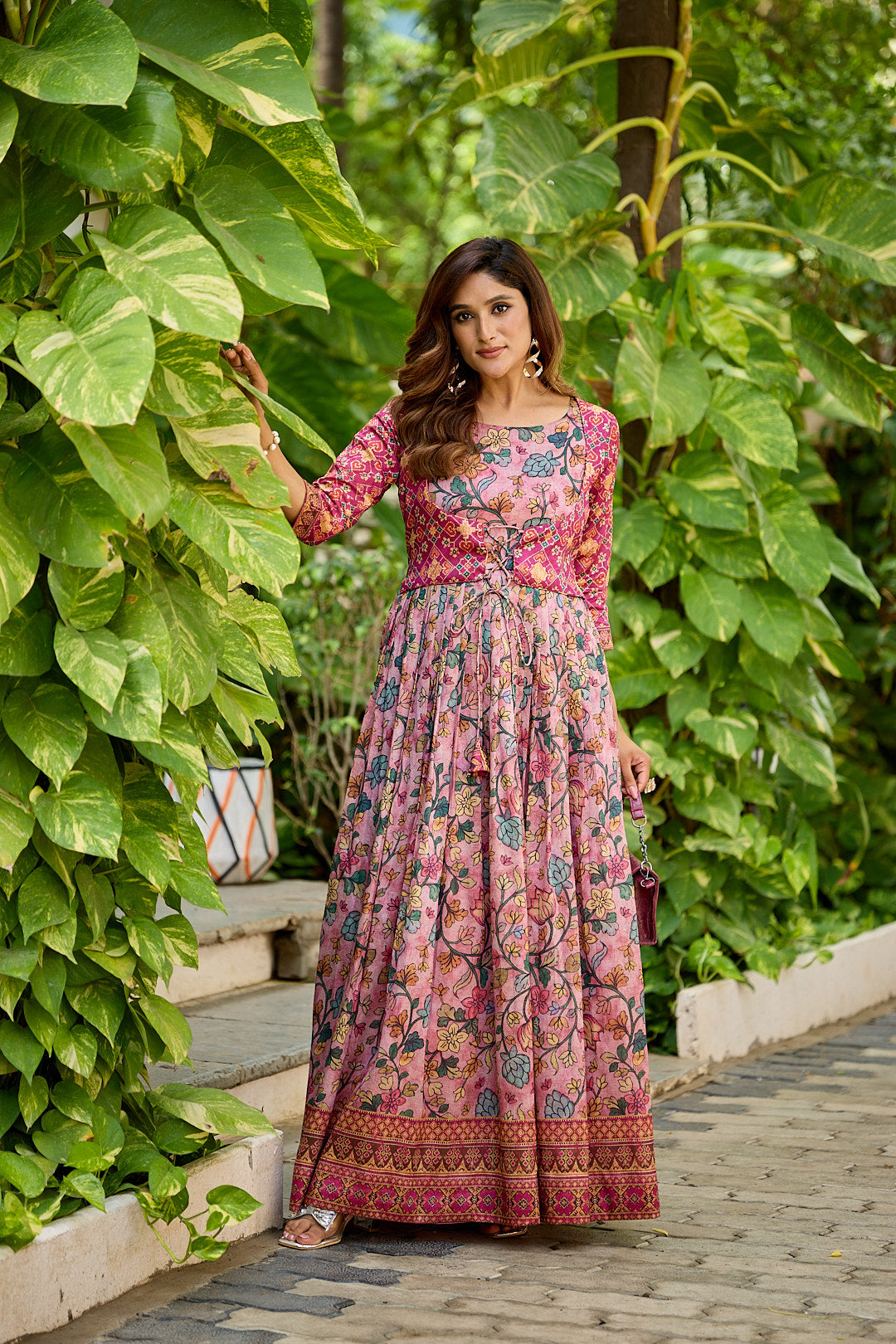 Noor Patola Fusion Gown