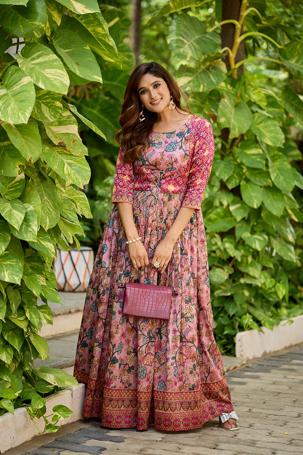 Noor Patola Fusion Gown