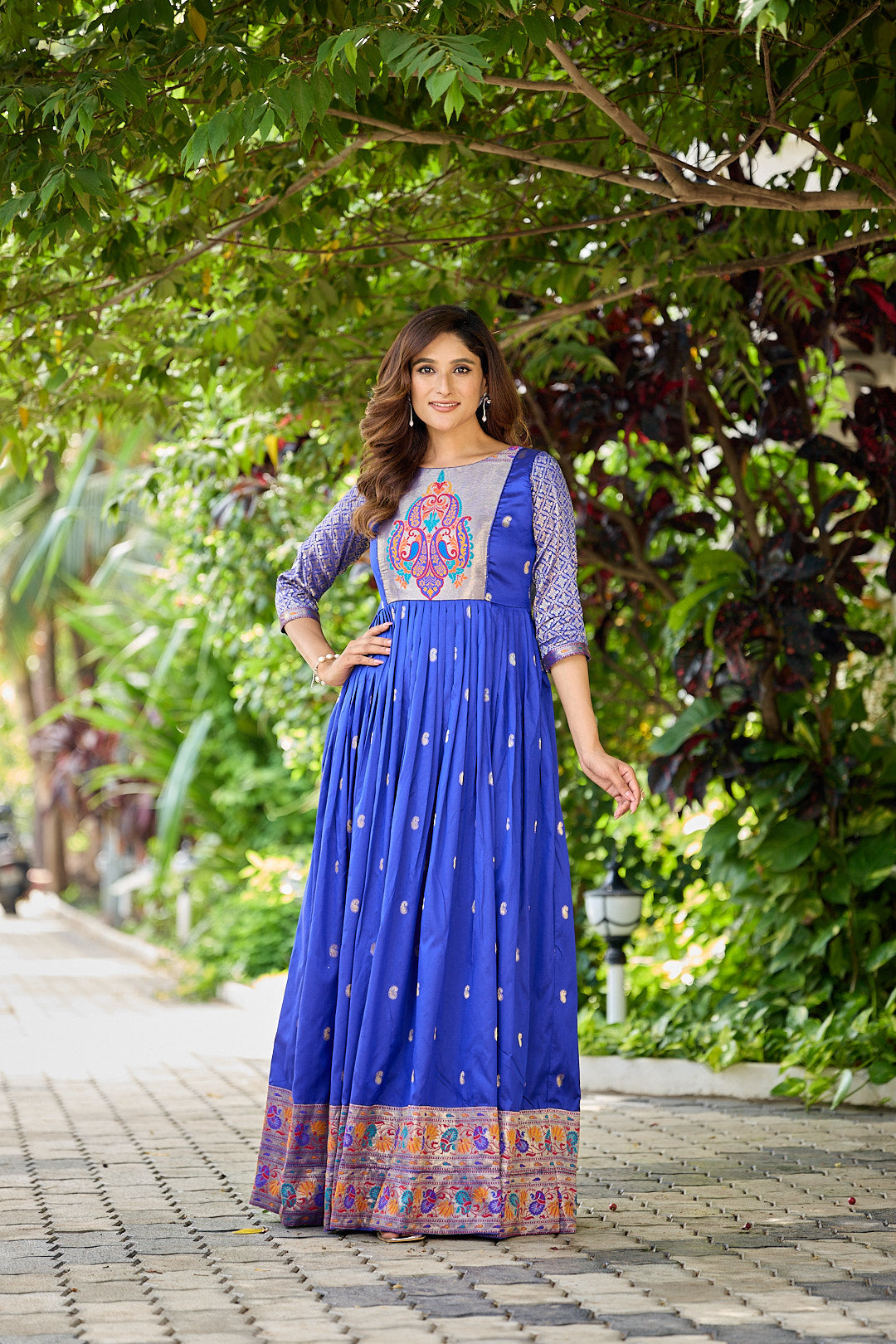 Rangrez Zari Gown