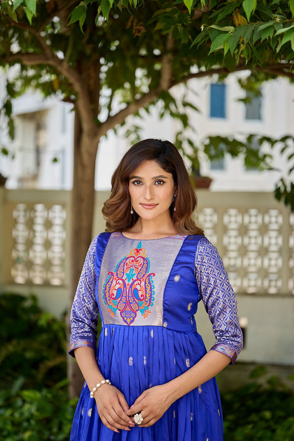 Rangrez Zari Gown