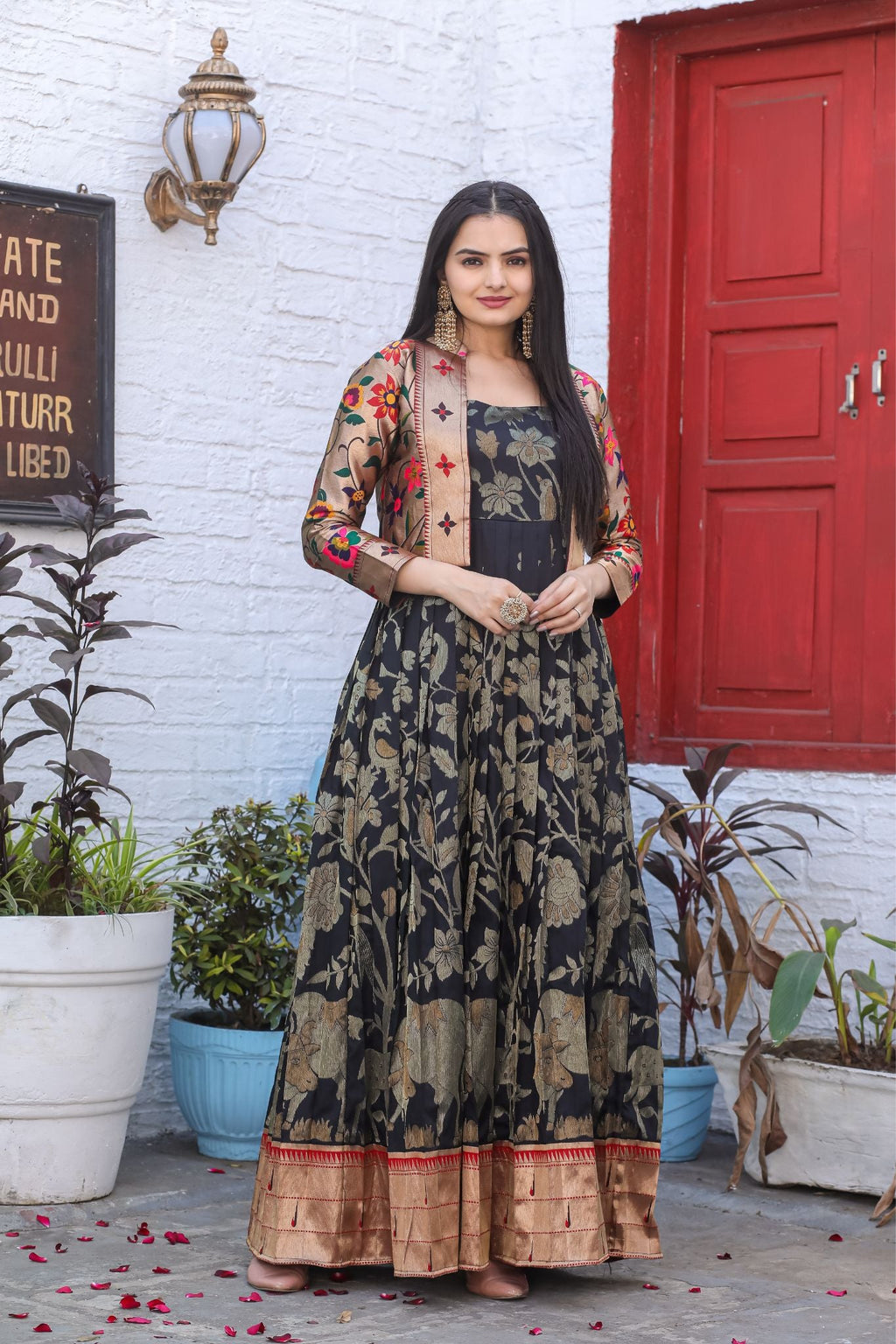 Milan Paithani Gown