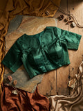 Gajji Boatneck Streatchable Blouse