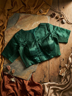 Gajji Boatneck Streatchable Blouse