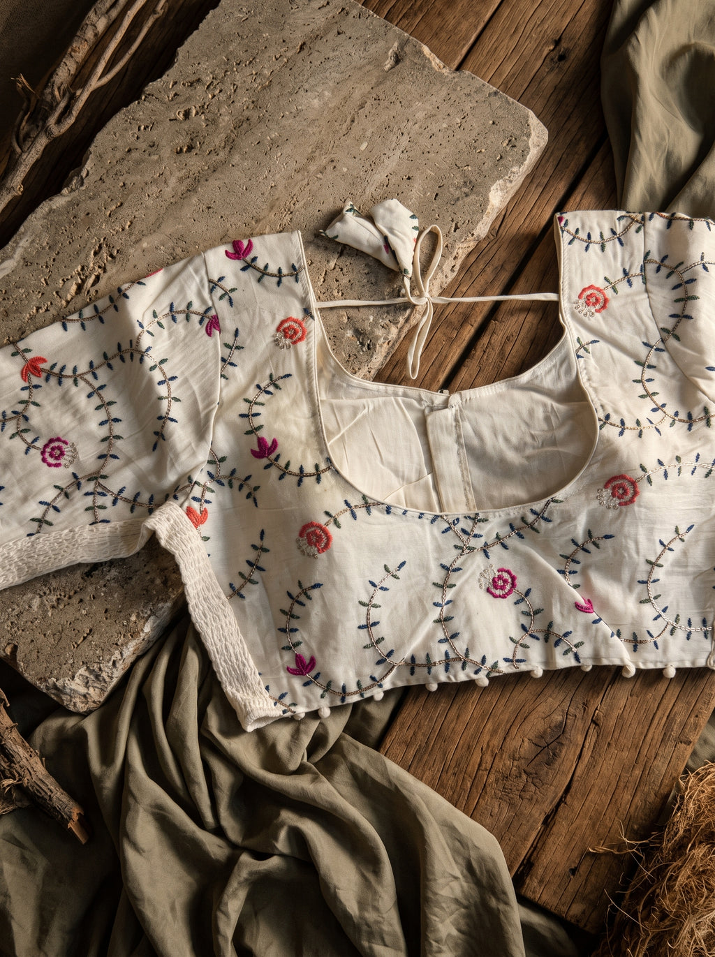 Lavanya Off-White Classic Blouse
