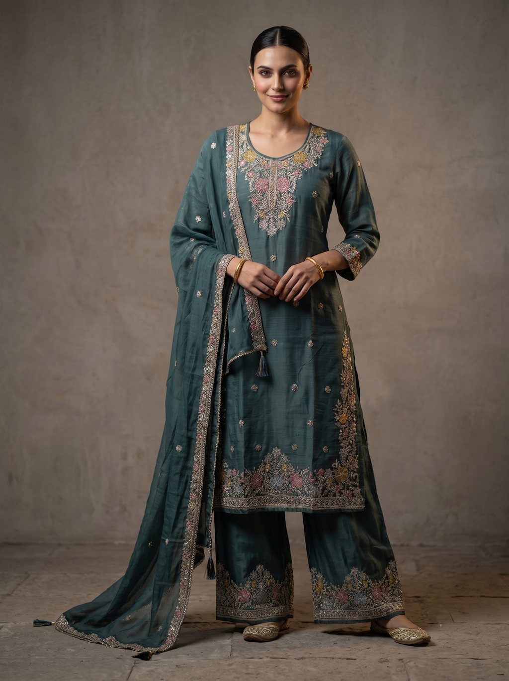 Aura Premium Sharara Set