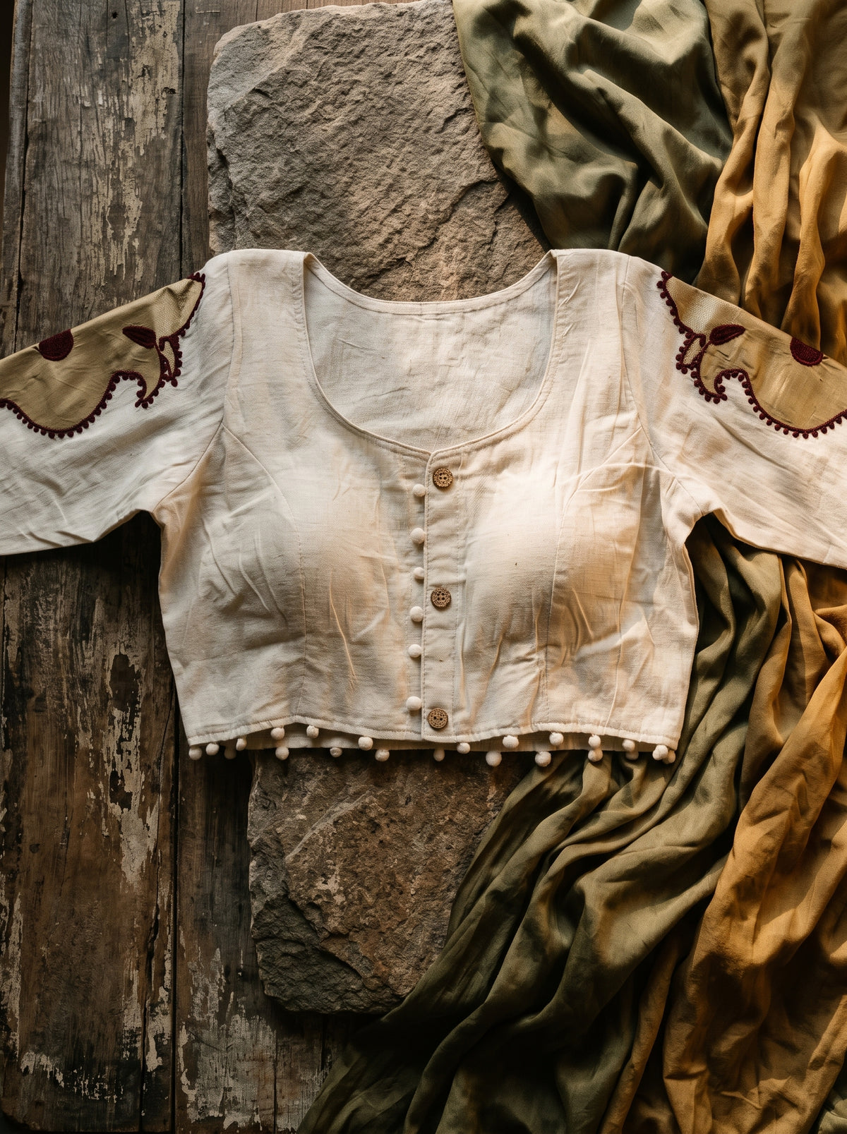 Riva Patch Work Blouse