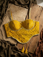 The Evara Banarasi Corset Blouse