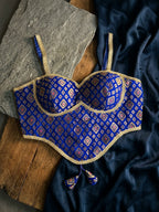 The Evara Banarasi Corset Blouse