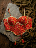 The Evara Banarasi Corset Blouse