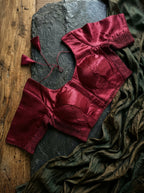 Gajji Front Open Blouse