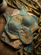 Beadwork Backless Blouse
