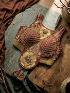 Beadwork Backless Blouse