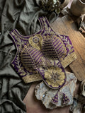 Beadwork Backless Blouse
