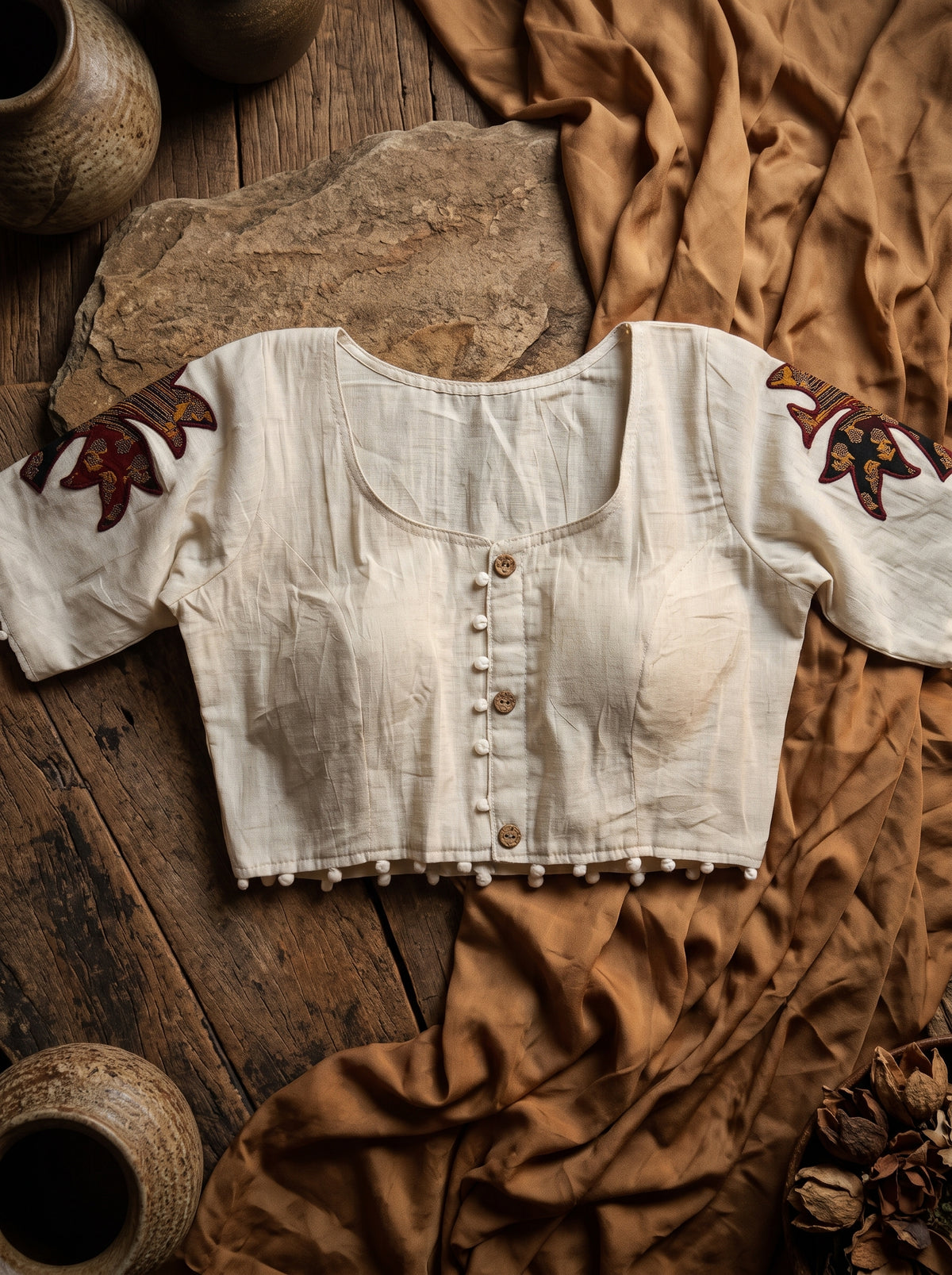 Riva Patch Work Blouse