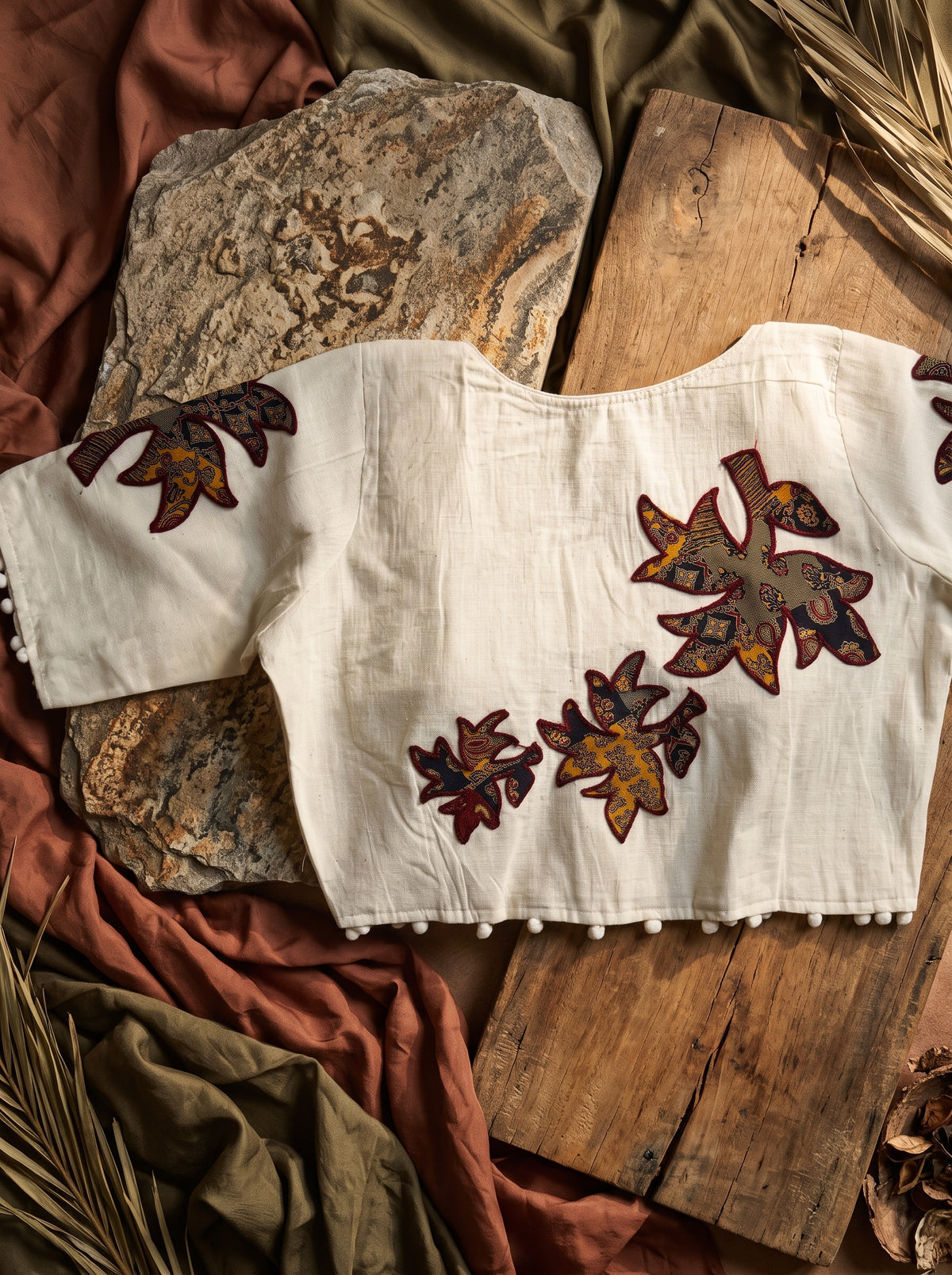 Riva Patch Work Blouse