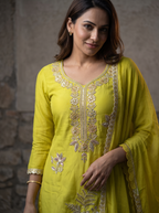 Ruhani Unstitched Suit Set