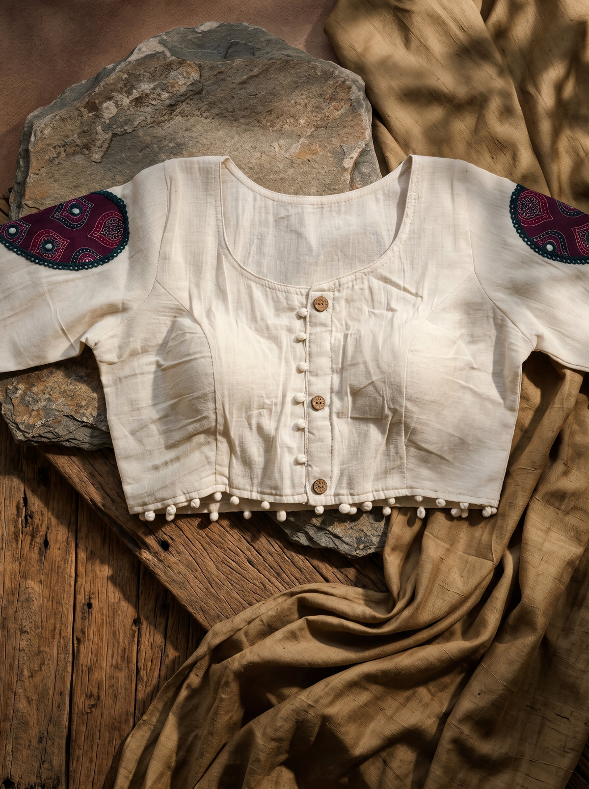 Riva Patch Work Blouse