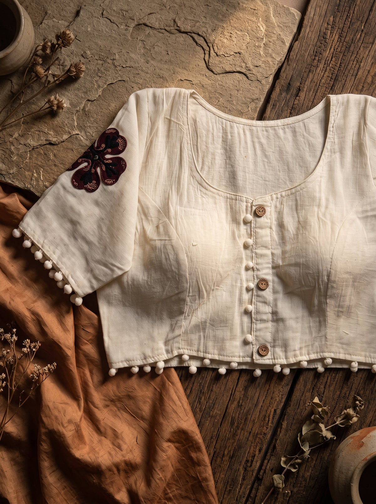 Riva Patch Work Blouse