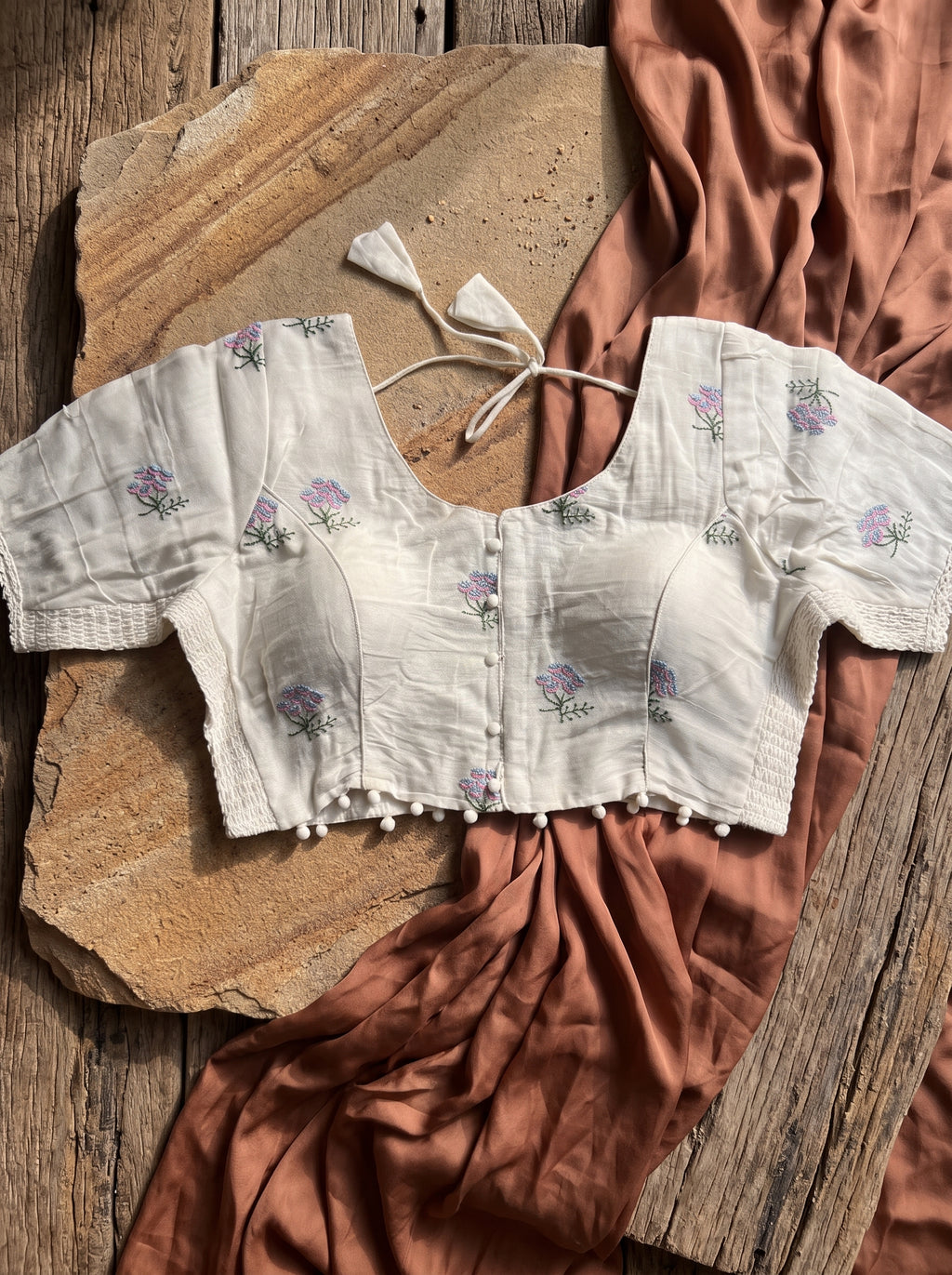 Lavanya Off-White Classic Blouse