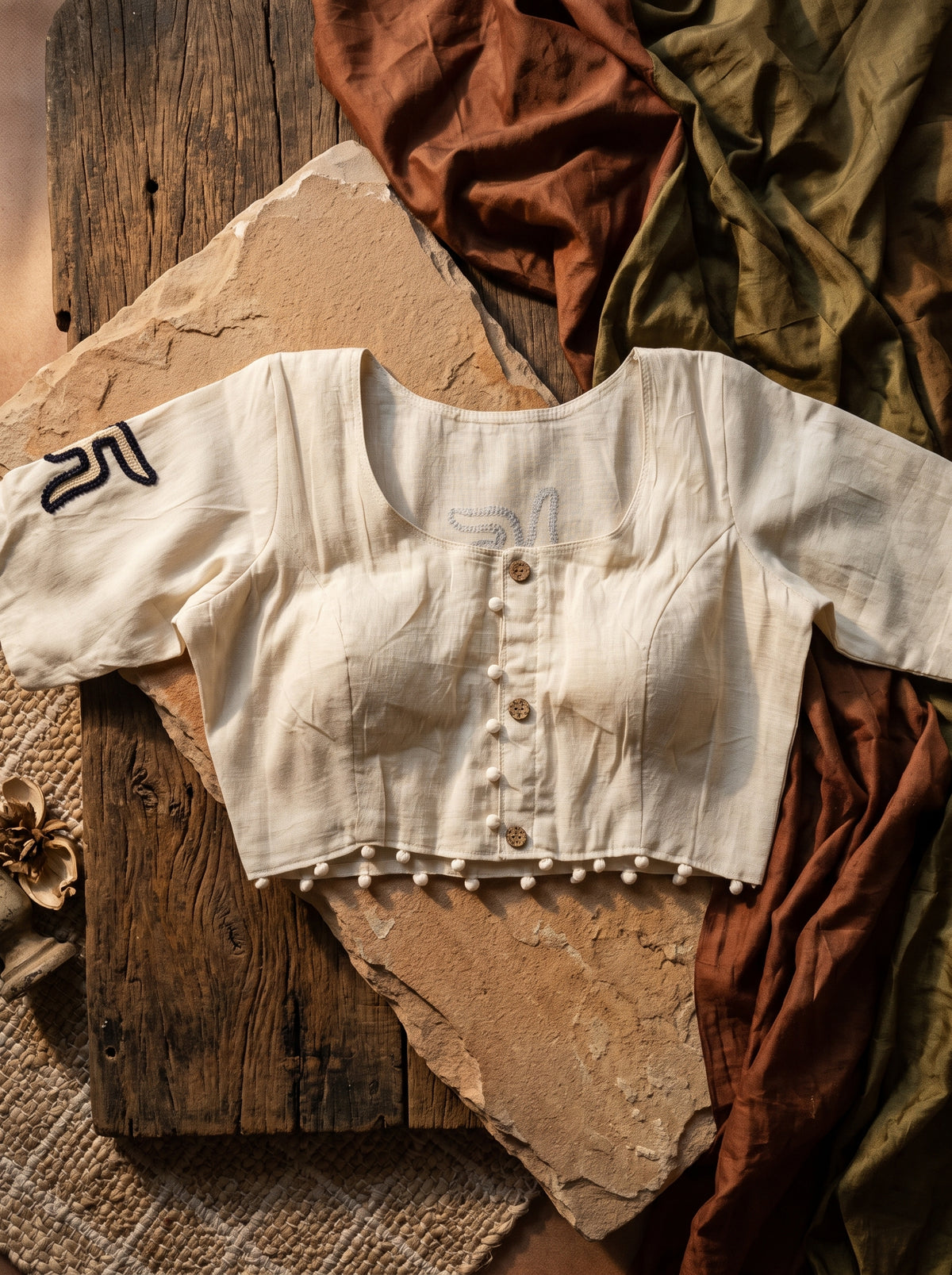 Riva Patch Work Blouse