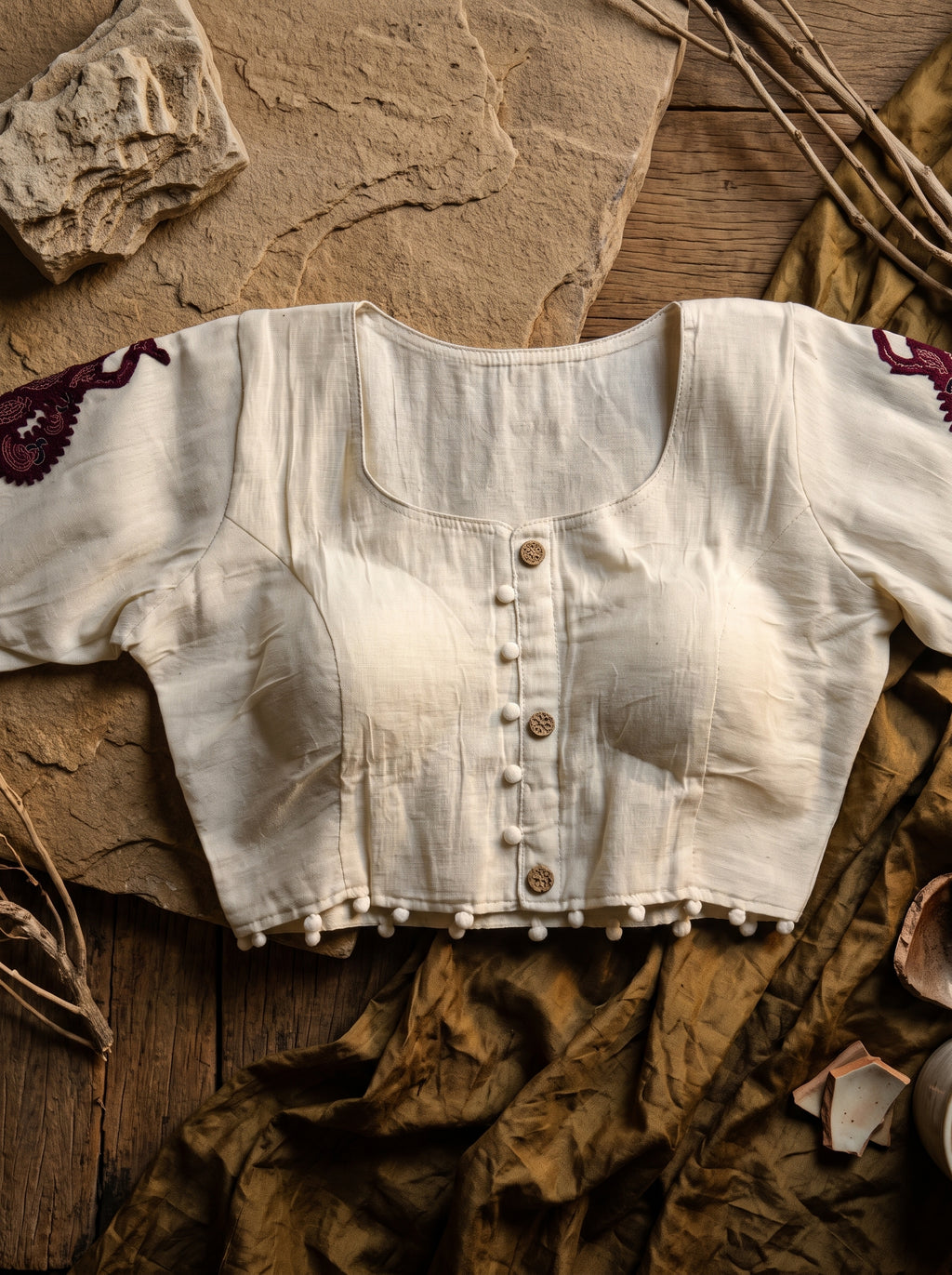 Riva Patch Work Blouse
