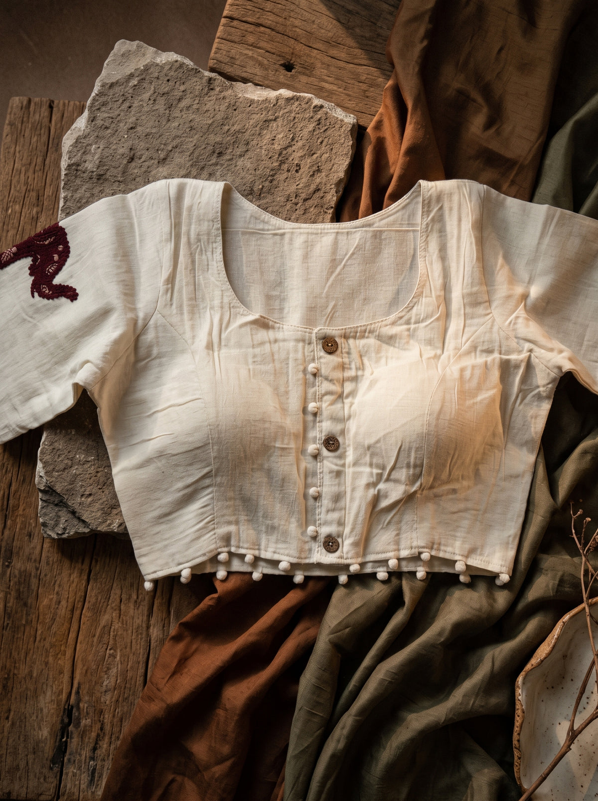 Riva Patch Work Blouse