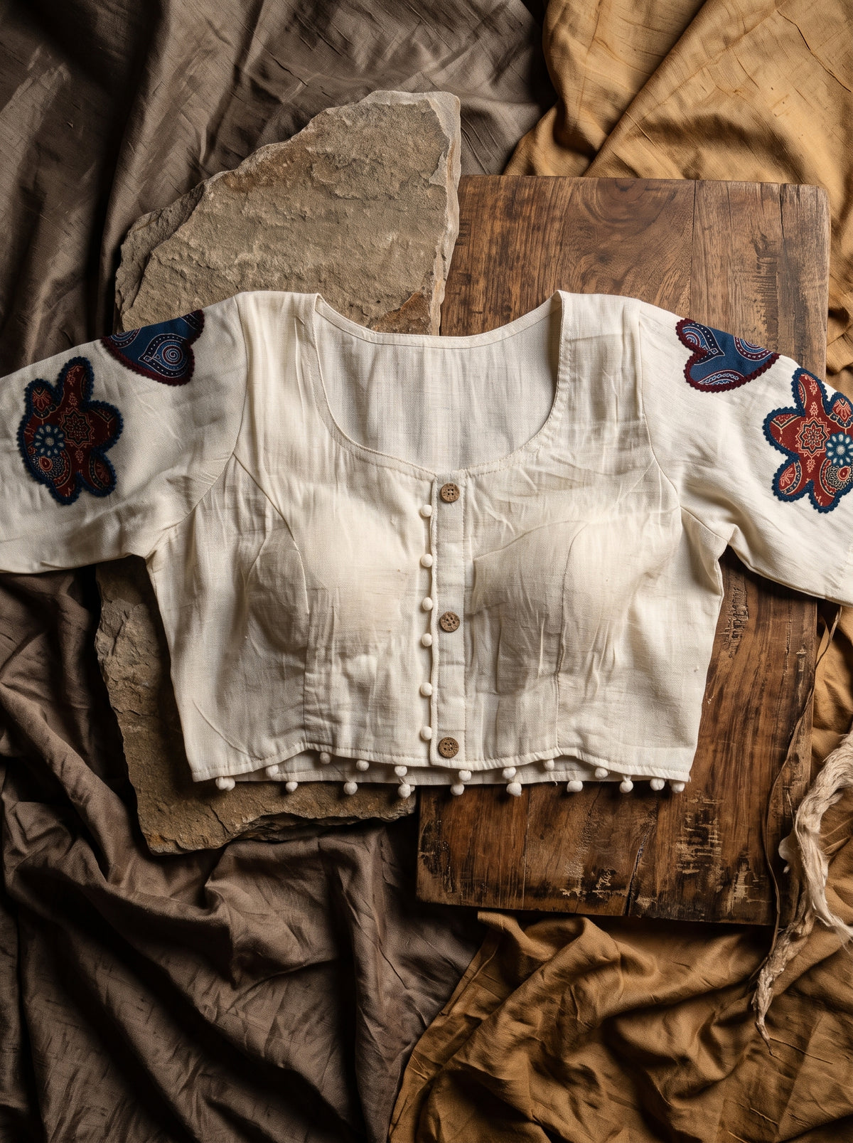 Riva Patch Work Blouse