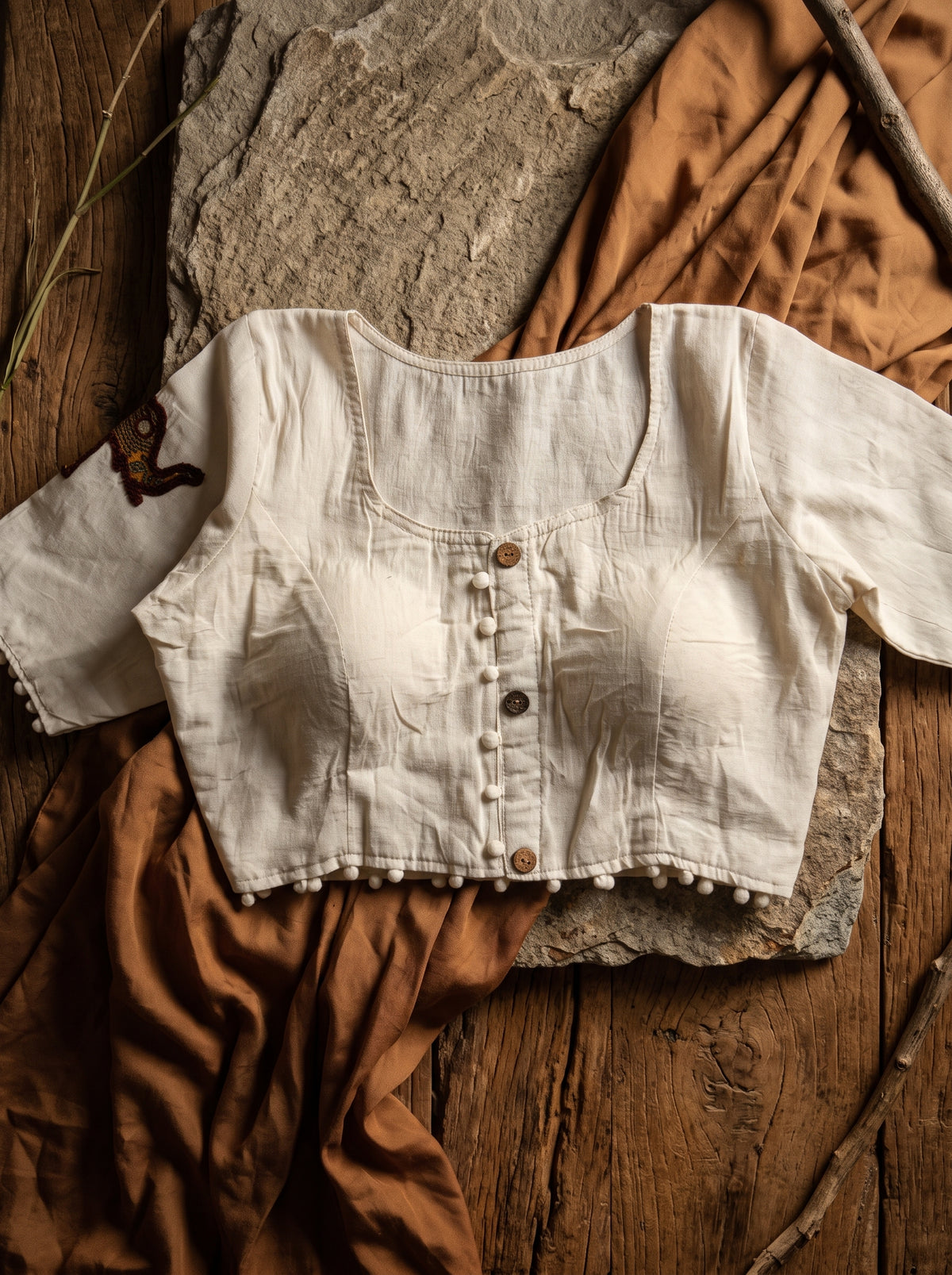 Riva Patch Work Blouse