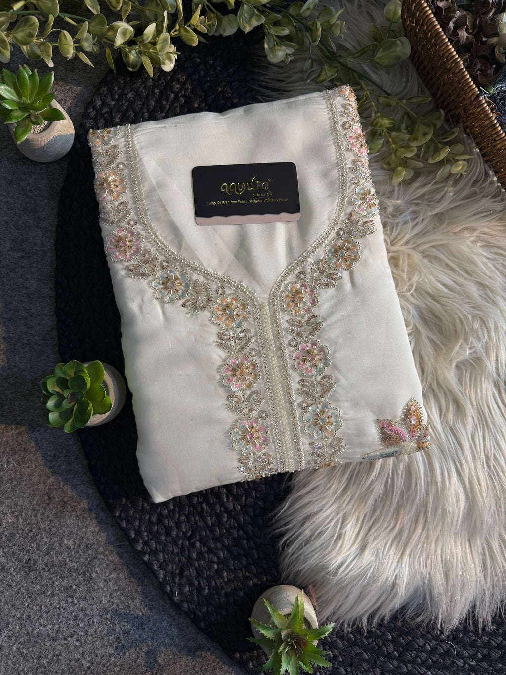 Ruhani Unstitched Suit Set