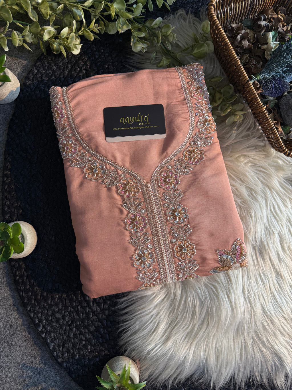 Ruhani Unstitched Suit Set