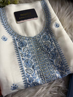 Signature Roman Unstitched Silk Suit