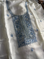Signature Roman Unstitched Silk Suit