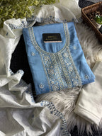 Signature Roman Unstitched Silk Suit